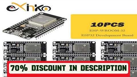 A must-have product! 1-10PCS ESP32 Development Board Type-C CP2102 WIFI Bluetooth Module Dual Core