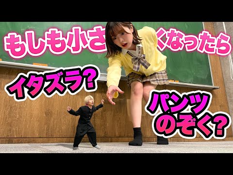 小さくなってイタズラしちゃう！？もしも小さくなったら...♡【ドラマ】