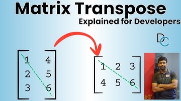 Why Developers Need To Know About Matrix Transpose