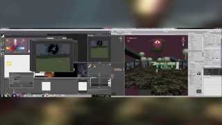 Omnis development timelapse - 72 hours - Ludum Dare 30 (Unity3d, Pyxel, Figure)