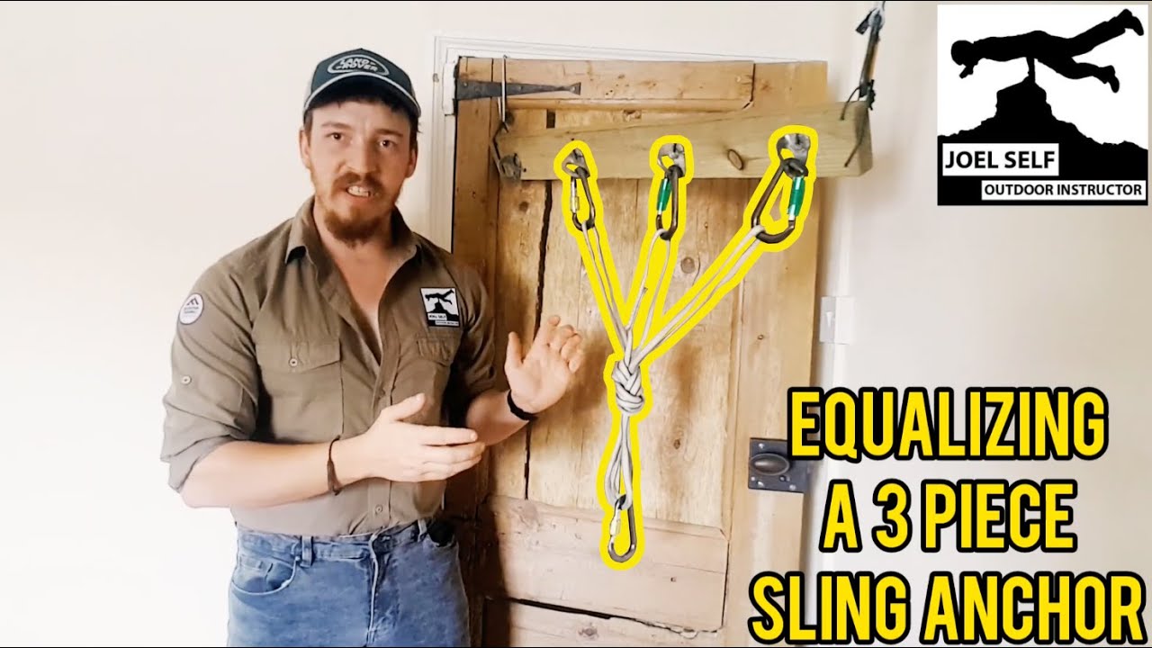 Equalizing a 3 Piece Sling Anchor (Climbing Focus) A Video by Joel