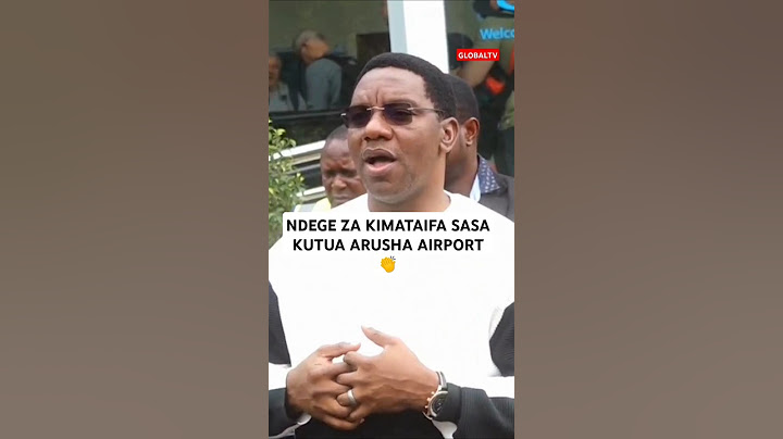 👏MAKONDA: NDEGE ZA KIMATAIFA SASA KUTUA ARUSHA AIRPORT👏🙏 #breaking #globaltv #makonda #trending