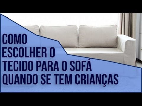 Vídeo: Como Escolher Um Sofá Para Uma Criança