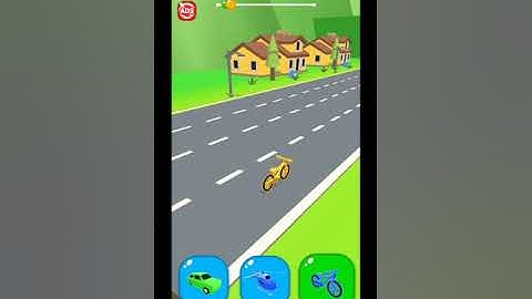 shape-shifting funny race gamplay new hyper casual games #shorts