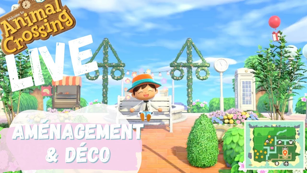AMÉNAGEMENT & DÉO RIVERGREEN  GARDENCORE - ANIMAL CROSSING  🤗 🌸 