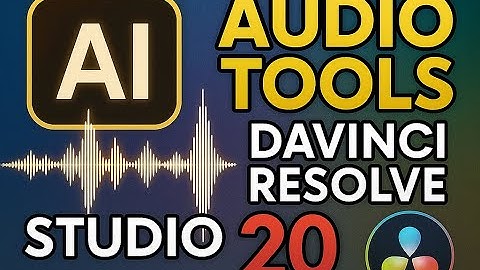Davinci Resolve 20 AI Audio Tools are Scary Good!