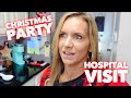 CHRISTMAS CHEER PARTY | KAYLA&#39;S AT THE HOSPITAL | Vlogmas Day 17 | Family 5 Vlogs