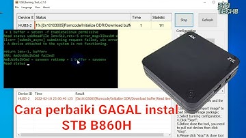Cara perbaiki Bootloop,Brick,Error Romcode,Error AmlUsbBulkCmd STB B860h/HG680P