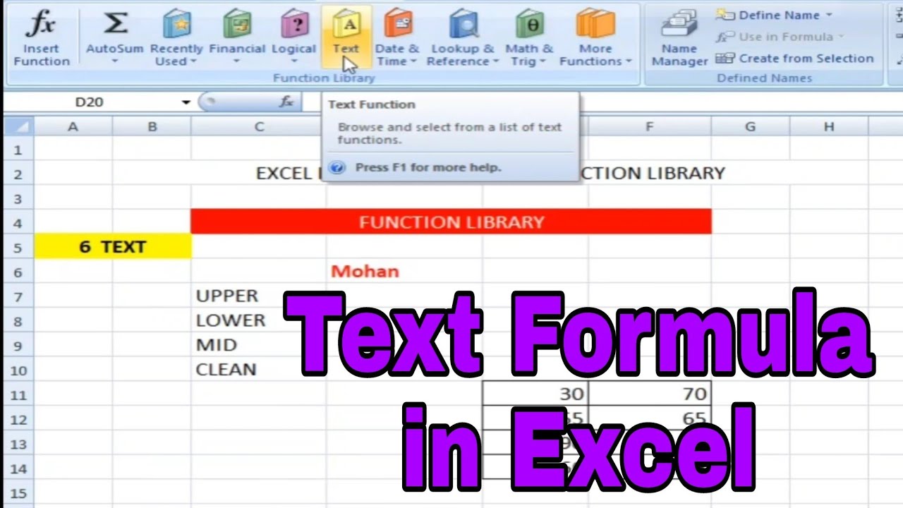 Text Formula In Excel Text Formula YouTube text-formula-in-excel-text-formula-youtube