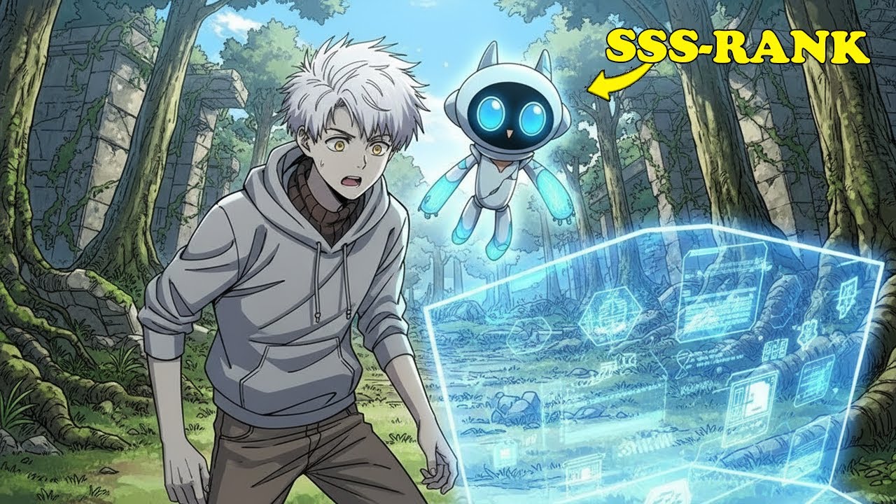 Dianggap Sampah Peringkat-F, Dia Membangkitkan Sistem Robot Terkuat dan Menjadi Dewa! - Manhwa