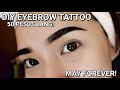 DIY EYEBROW TATTOO FOR ONLY 50 PESOS! MAY FOREVER!! | Erika Lim