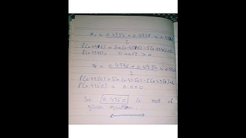 Bisection Method | Numerical Method | Numerical Analysis | BSC |