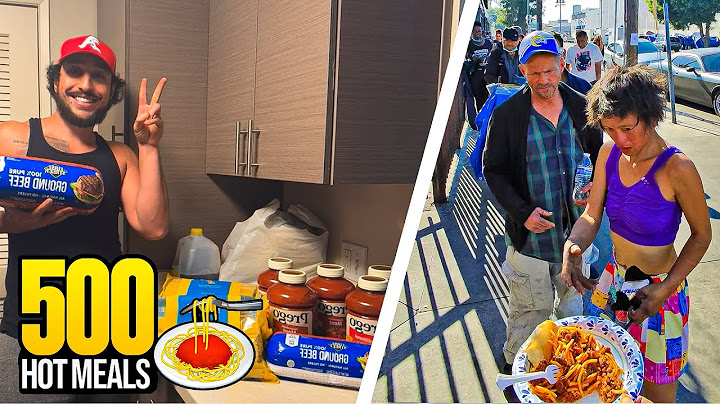 Cooking 500 Plates Of Spaghetti For The HOMELESS!