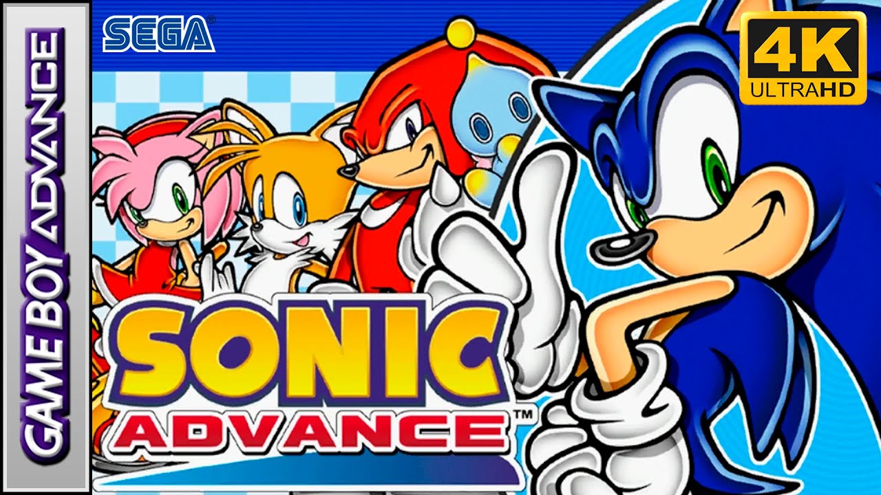 Game Boy Advance Sonic Advance 3 Box 