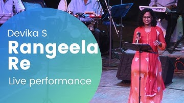 Rangeela Re | Devika S | Live performance | Lata Mangeshkar | Dev Anand | Waheeda Rehman