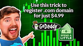 Get a .com Domain for just $4.99!