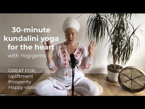 30 minute kundalini yoga to open the heart | Yogigems - YouTube
