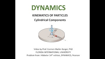 DYNAMICS, Example 12.8.1 Cylindrical Coordinates