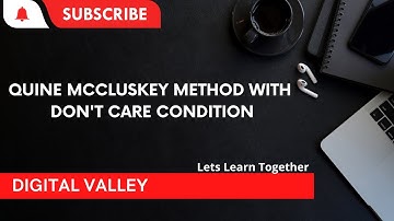 Quine-McCluskey Method with don