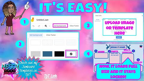 Jamboard Update! LOCKING a Template or Image as the Background (Dec. 2020 Update)