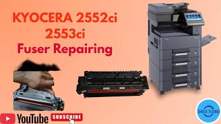Kyocera 2554ci, 2552ci, 2553 Fuser Unit Repair | Heat Roller & Pressure Roller Replacement