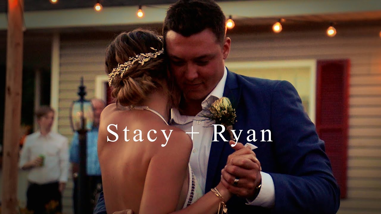 Groom Cries When He Sees His Bride - Emotional Backyard Wedding Video in Vicksburg, MI