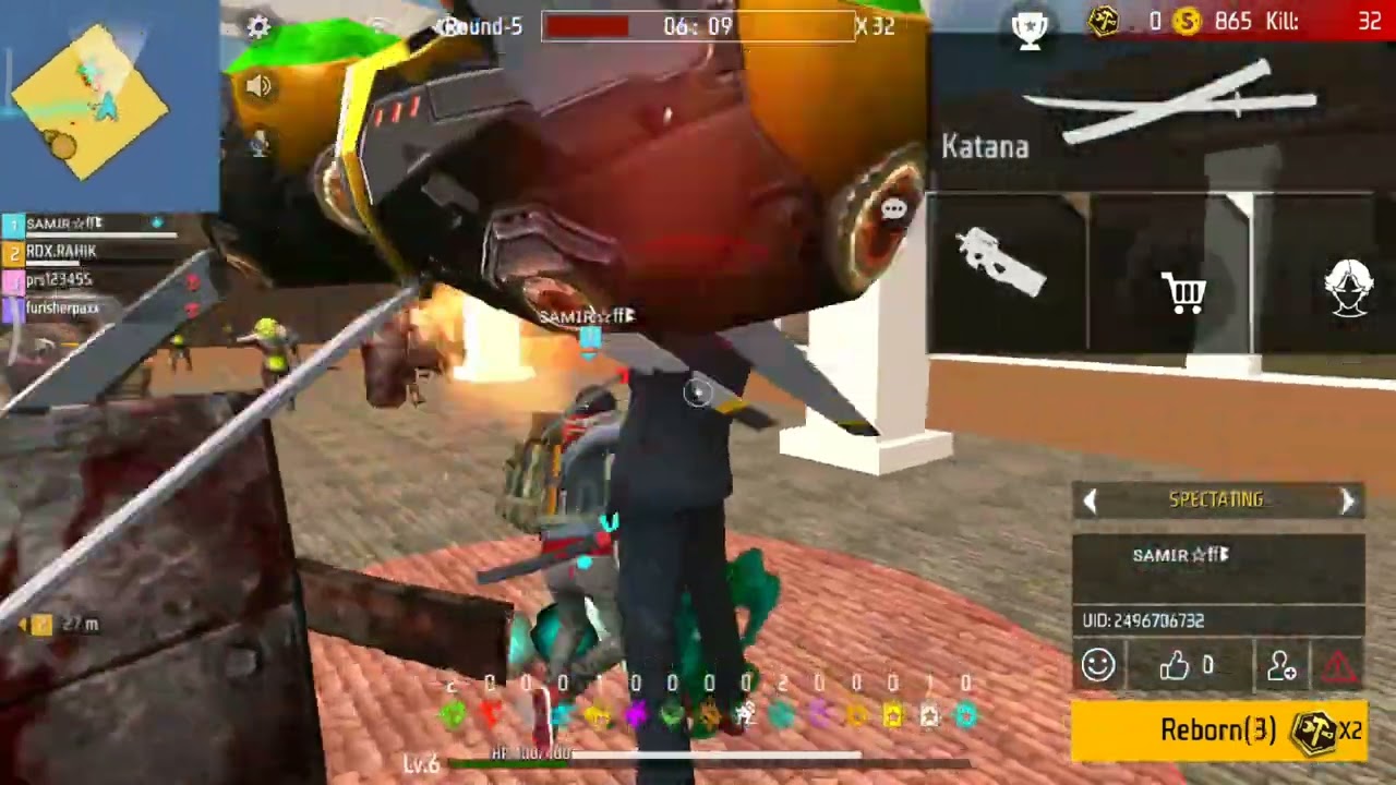 my gameplay zombie vs our team @fs gamer