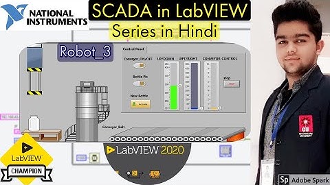 SCADA in LabVIEW | Tutorial 8 :- Robotic Arm_3 | LabVIEW | DSC