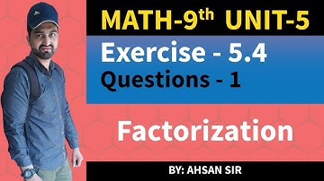 class 9 math chapter 5 exercise 5.4