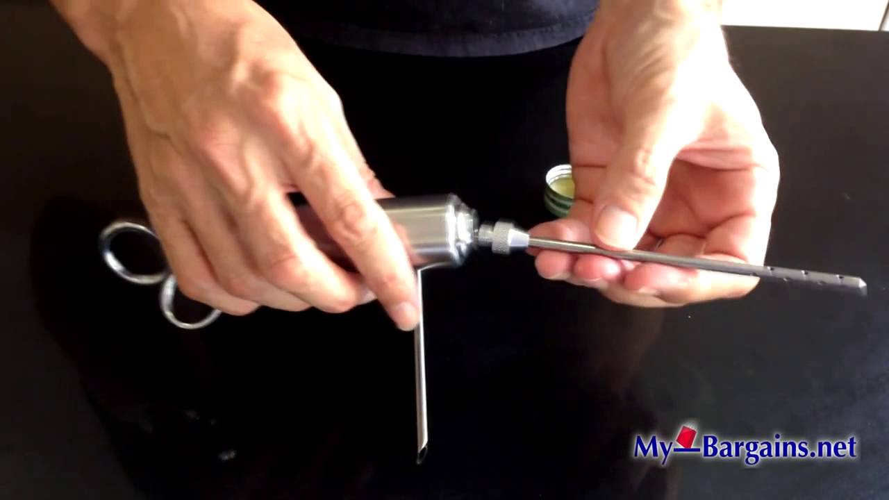 Meat injector, Flavor injector, Turkey injector, Training YouTube