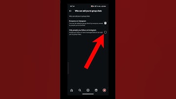 Only people you follow on Instagram settings on | Instagram Group Me Koi Add Na Kar Paye #shorts