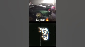 Dodge vs Supraa🔥🥵 ll troll face ll Supra edit #edit #shorts #trending #viral #trollface #supra
