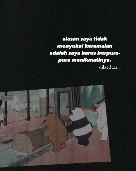 STORY WA/IG TERBARU 30 DETIK | SAYA TIDAK MENYUKAI KERAMAIAN