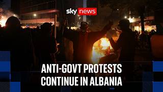 Violence continues in anti-government protests in Albanian capital