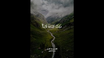 ( وما خلقنا السماوات والأرض وما بينهما إلا بالحق ) القارئ رعد الكردي