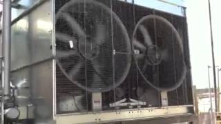Ammonia evaporative condenser