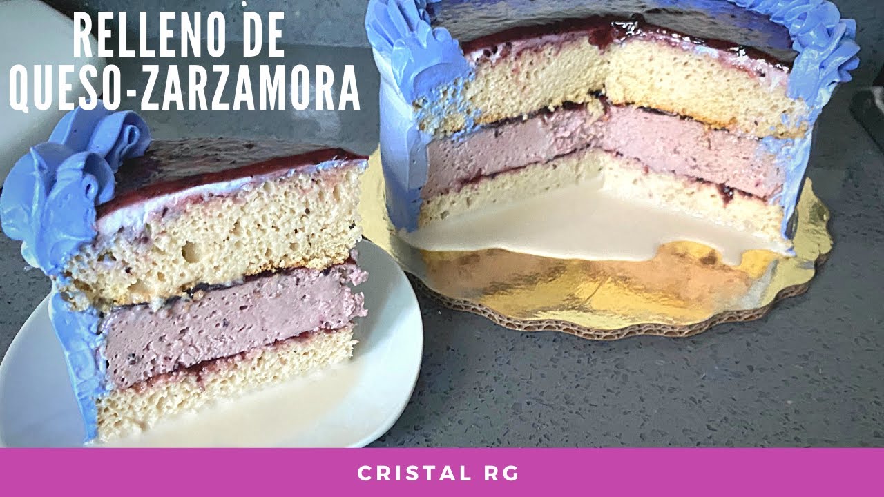 Pastel tres leches Relleno Queso-Zarzamora