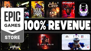 Epic First Run - Developers Earn 100% of Revenue on Epic Game Store!