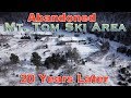 Abandoned Mt. Tom Ski Area: 20 Years later