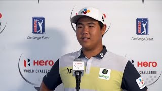 PGA Tour rookie Tom Kim comments on South Korea's surprise advance in the World Cup