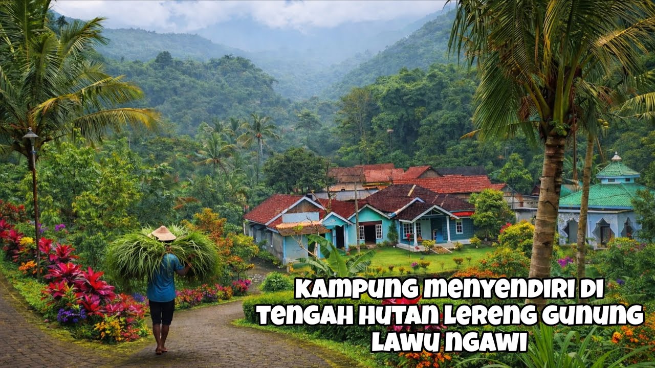 Tak Banyak yang Tahu, Ada Kampung Seindah Ini di Kabupaten ngawi