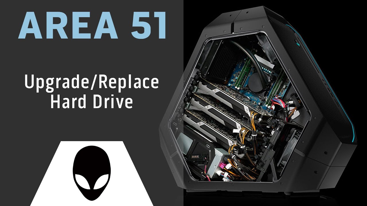 Alienware Area-51 R2 - Ersetzen Sie die Festplatte