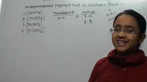 CSIR NET JUNE 2017 ISOLOBAL ANALOGY