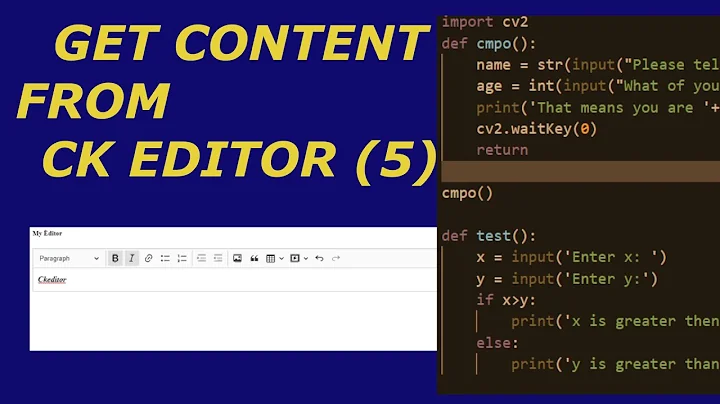 CkEditor 5: How to Get Content from CKEditor 5 Editor With Javascript.