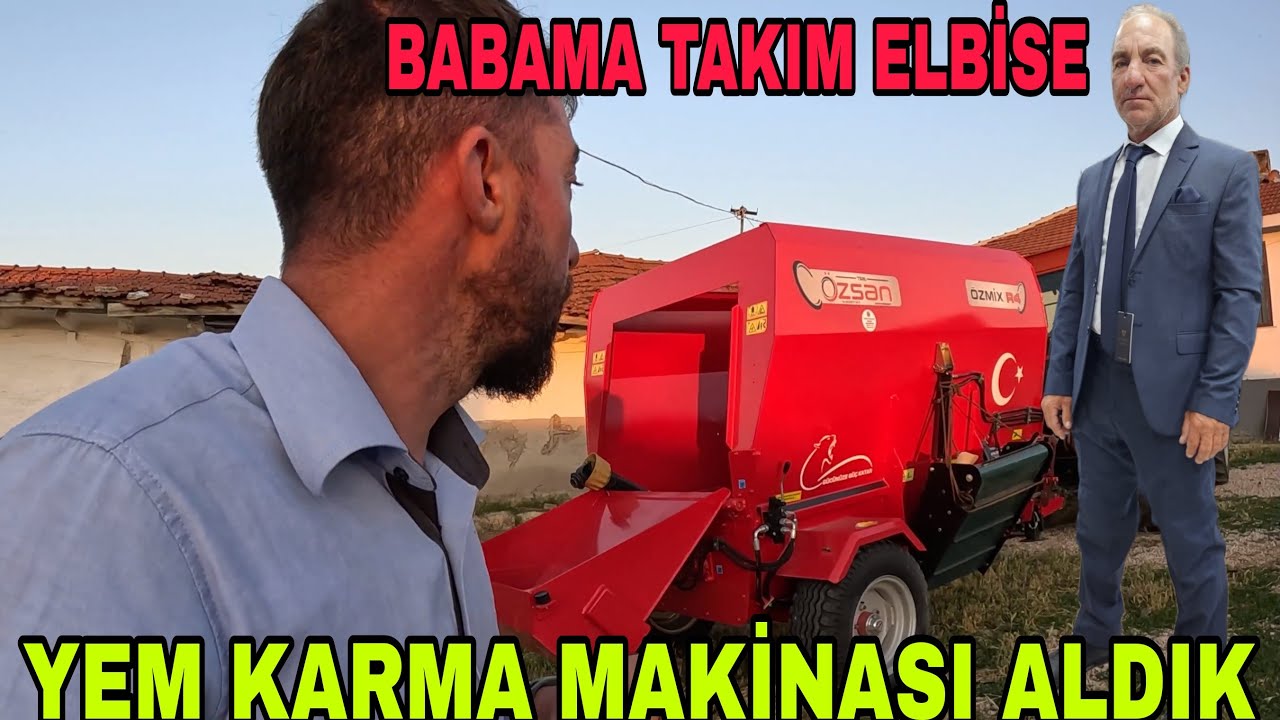 YEM KARMA MAKİNASI ALDIK~BABAMA TAKIM ELBİSE ALDIK~NE GİYSE YAKIŞIYOR !!