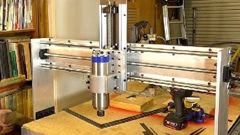 Episode 10 HOW TO MAKE A CNC ROUTER WITH (standard) WOODSHOP TOOLS (Z-axis and spindle housing)