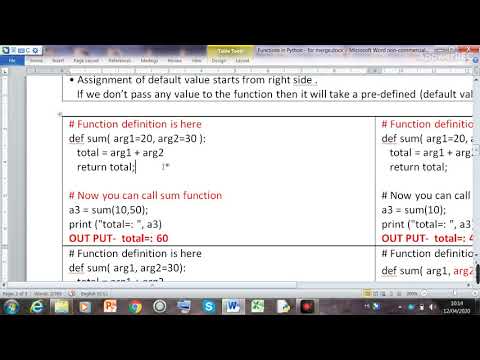 CLASS XII - PYTHON  DEFAULT ARGUMENTS IN PYTHON