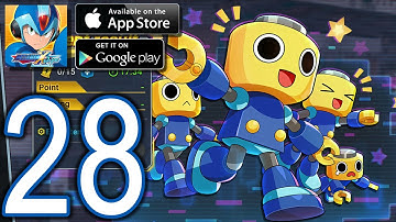 MEGAMAN X DiVE Mobile iOS Android Walkthrough - Part 28 - Story 7 Hard,  Event: Air Pirate Servbot