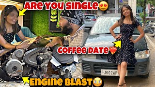 Ladki ka sath coffee date pa jata accident ho Gaya 😳 || Bike Total Loss💔