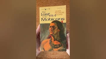 The Last of the Mohicans by James Fenimore Cooper Antique Paperback Book